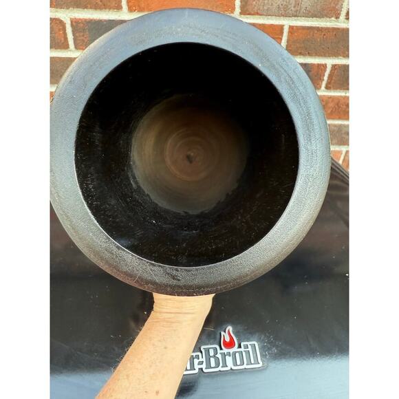 Wooden Vase Grooved Two Toned - Picture 4 of 4